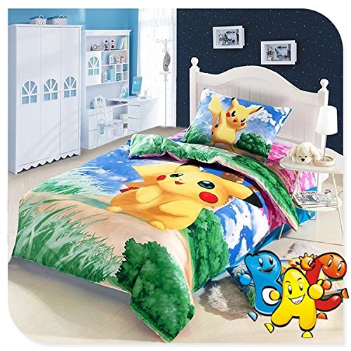 pikachu queen comforter