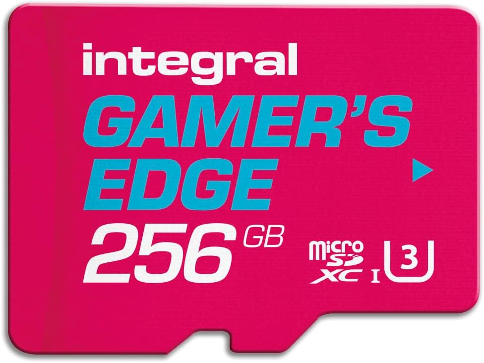 Integral Gamer's Edge 256GB microSD for Nintendo Switch U3 100MB/s
