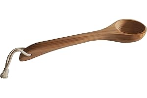 HSE Curved Cedar Sauna Ladle (100ml, Red Cedar)