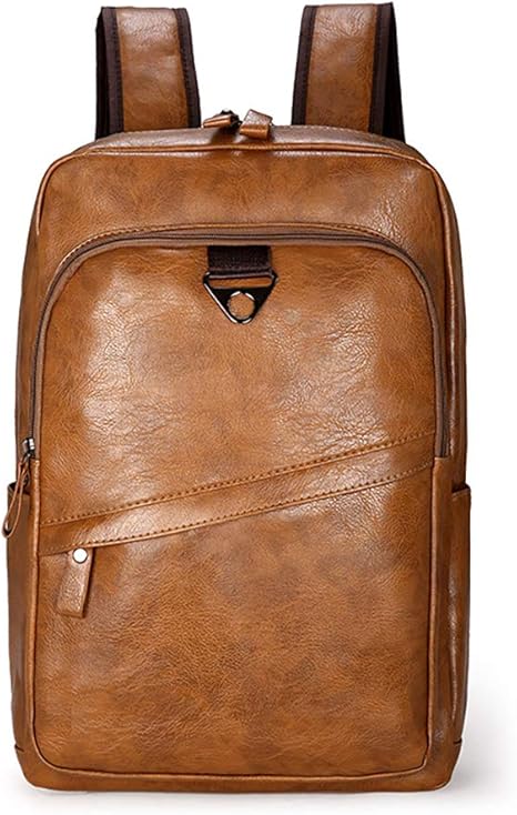 simple leather backpack