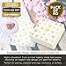 50 Pack of Cocktail Napkins for Star Party Supplies (5 x 5 Inches, Gold, Silver)