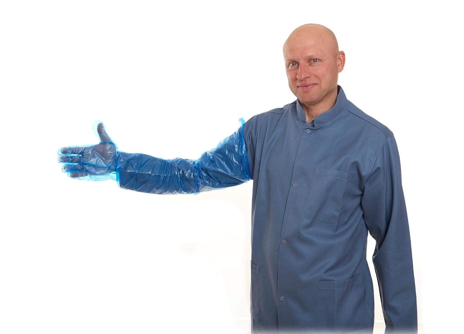 Krutex Agro Disposable Examination Gloves, L, 100 per Pack - Image 3