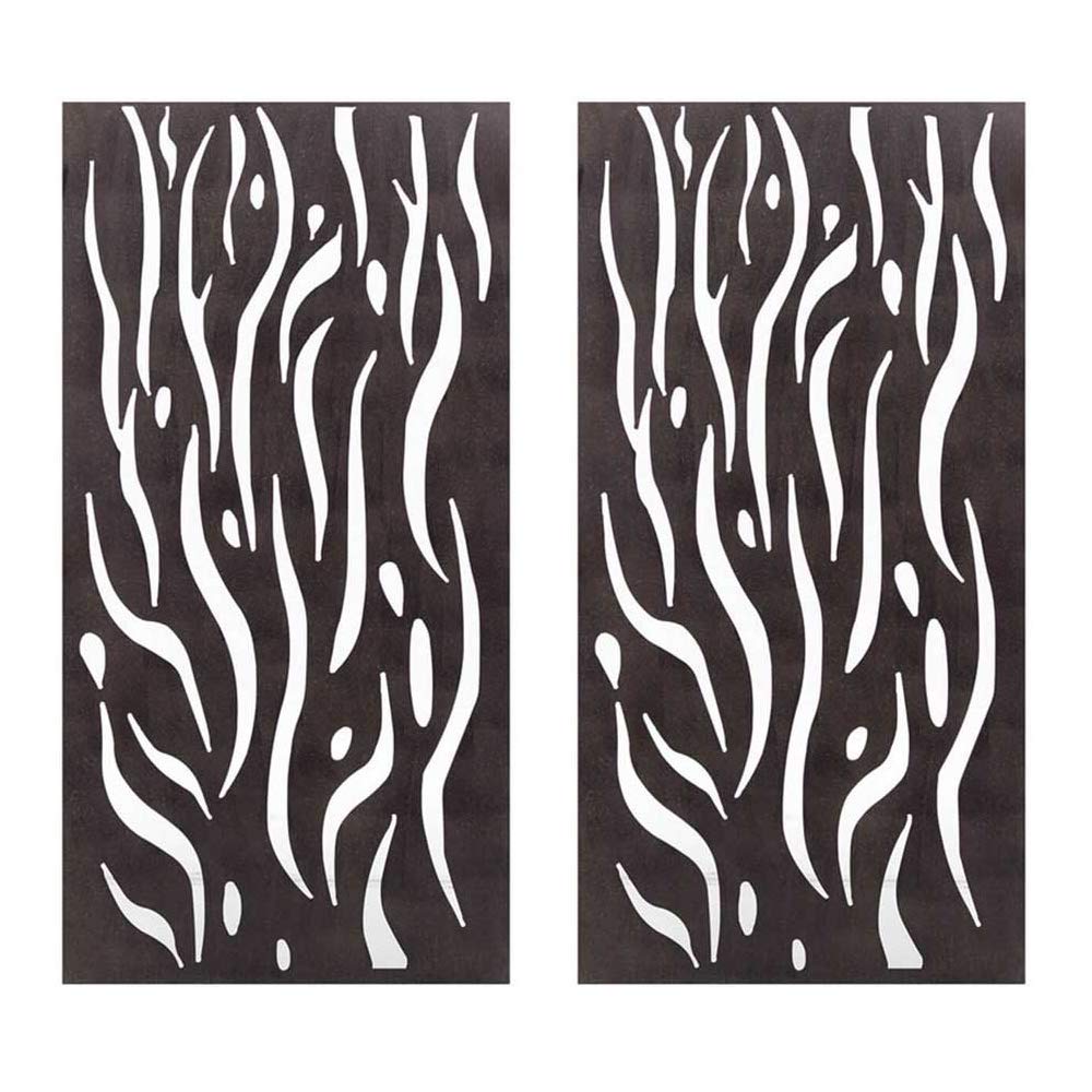 Stratco Decorative Privacy Screen Panel 6' x 3' Set of 2 Panels