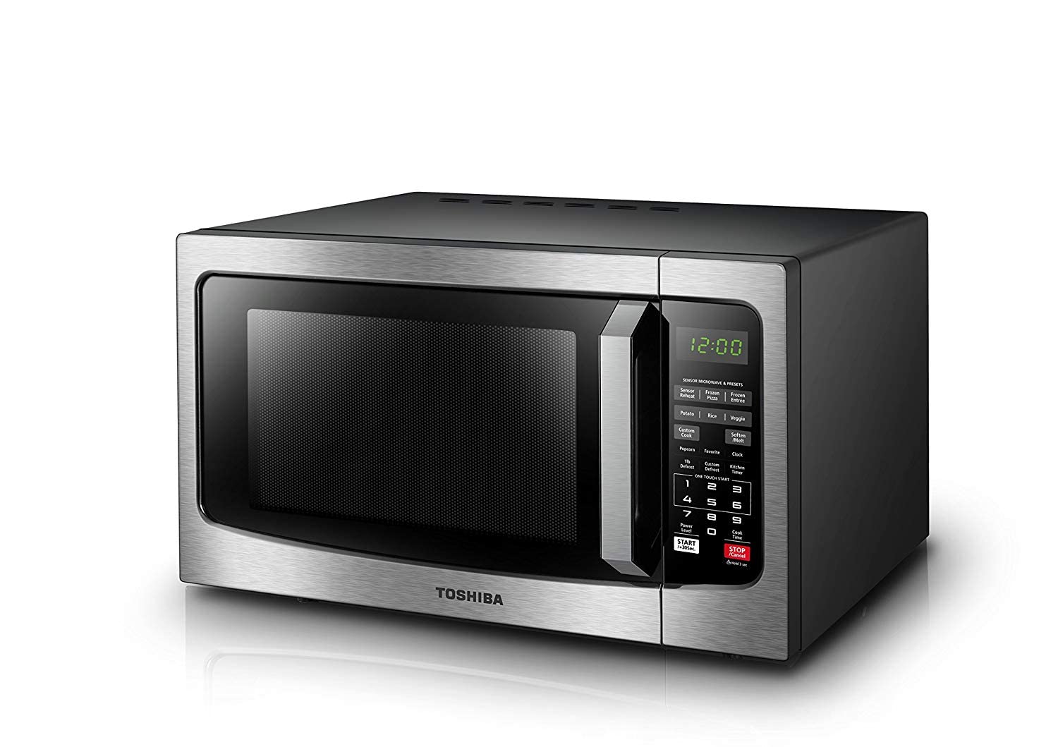 Toshiba-EM131A5C-BS-Horno-microondas-con-sensor-inteligente-12-pies-cubicos-1100W-acero-inoxidable-negro