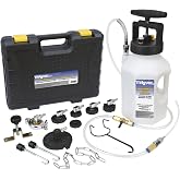 Mityvac MV6840 Hydraulic Brake and Clutch Pressure Bleeding System, Includes Seven (7) Master Cylinder Adapters, 1.2 Gallon Reservoir, Quick-Change Connections Pressure Relief Valve, Storage Case