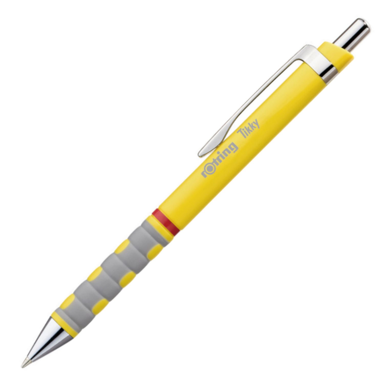 Rotring Tikky Lightweight Ballpoint Pen with Rubberised Grip Yellow
