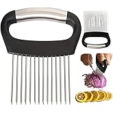 Onion Holder for Slicing,Large Onion Cutter Onion Slicer Vegetable Chopper for Onion,Potato,Tomato,Lemon,Avocado,Fruit,Egg,Ve