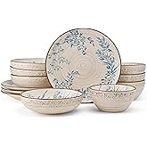Pfaltzgraff Bella 12 Piece Dinnerware Set, Service For 4, Multicolor