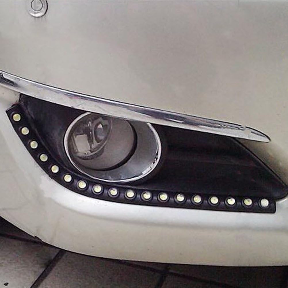 Luci Lampadine E Indicatori Ad Alta Potenza Per Luci Di Guida Diurna 5630 18 Smd Sottili Drl Taben 2 Strisce Led A Luce Bianca Auto E Moto Nihon Trim Co Jp