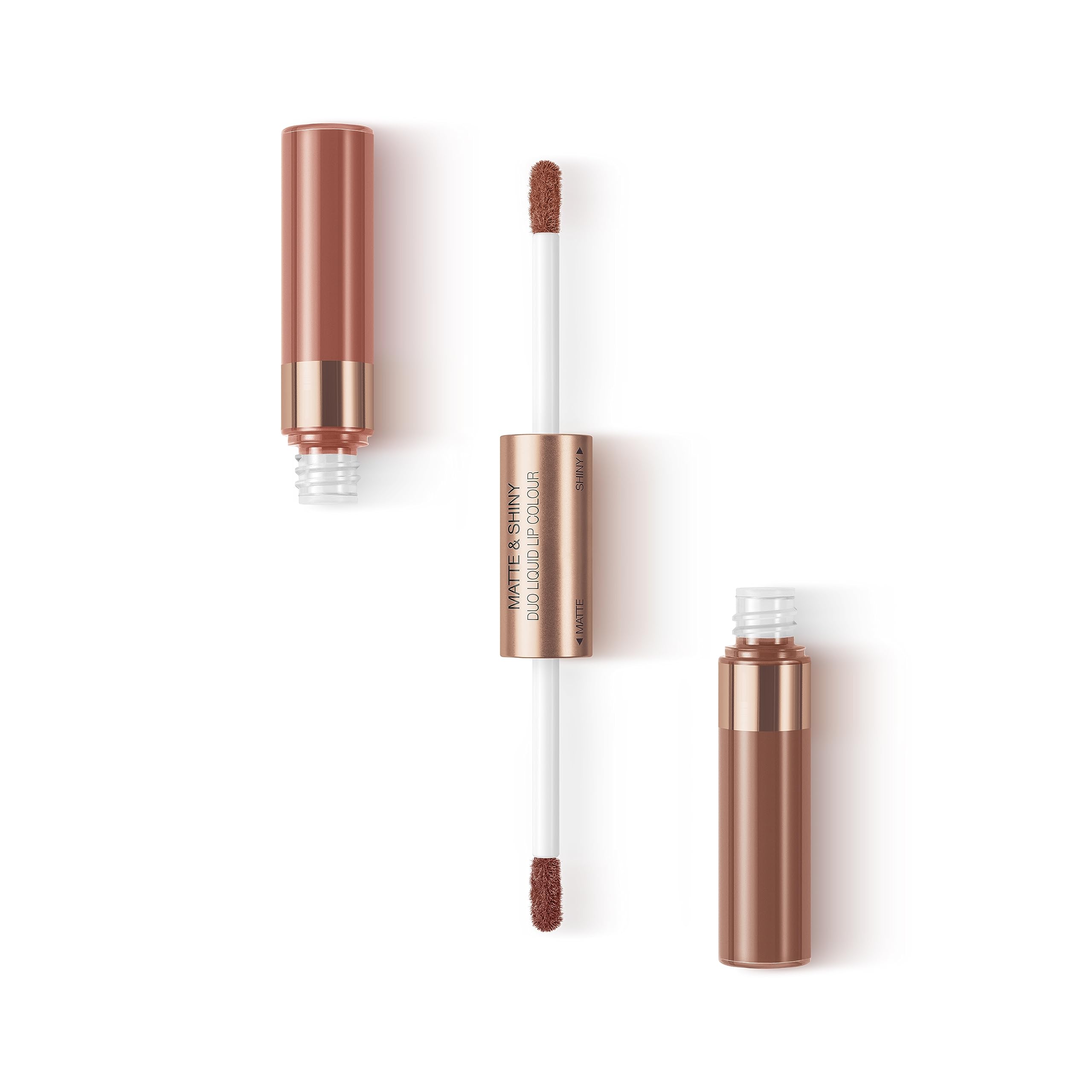 KIKO Milano Matte & Shiny Duo Liquid Lip Colour 01 | Liquid lipstick with a dual matte and shiny finish