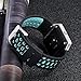 Lwsengme Fitbit Blaze Replacement Band,Silicone Watch Strap Adjustbable Wrist Band for Fitbit Blaze not Include Frame (Black/Teal)