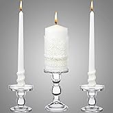 Irenare Unity Candles for Wedding Ceremony with Holder,Classic Style | Supplies for Catholic Wedding Ceremonies, Church Unity Candle with Holder, 1 Pillar and 2 Taper Candles, Religious Events