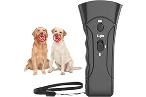 MOMJOY Anti Barking Device for Dogs- Ultrasonic Dog Bark Deterrent Device, Dog Barking Silencer,Barks no More Dog Training Device,Best, Stop Neighbor's Dog from Barking, Pet Silencer