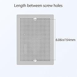 LeMotech 2pc Junction Box Mounting Plate ABS