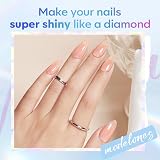 Modelones Gel Base Coat and Top Coat 10ml 2Pcs No Wipe Set Glossy Long Lasting view 4