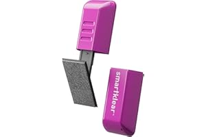 CarbonKlean SmartKlear Smart Phone Screen Cleaner - Compatible with iPhones, Androids, and More - Cleaner with Carbon Microfiber Tech - Injected Purple - 1 Count