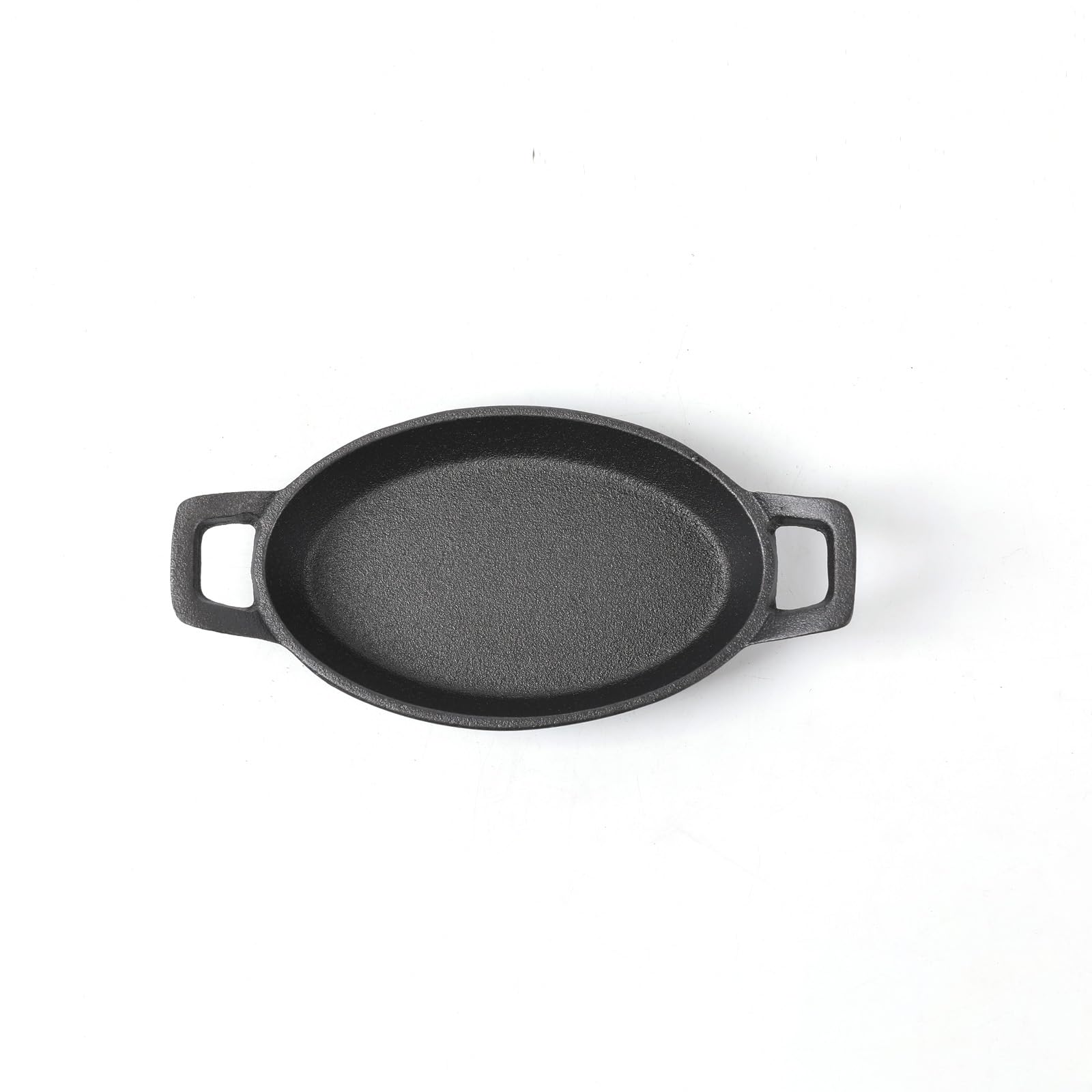 HAWOK Cast Iron Mini Oval Serving Dish 6.1 inchx 3.85 inch 8oz………