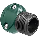 3-Pack 58150 1/2 Inch Clamping Male Plastic Water Hose Mender