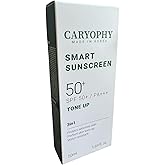 Caryophy Smart Sunscreen SPF 50+, 3-in-1 Tone Up Sunscreen, Water Resistant, 1.69 fl. oz.