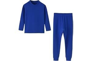 ENFANTS CHÉRIS Toddler Thermal Underwear Set Girls Boys Long Johns Kids Pajamas Pjs, 3-7 Years