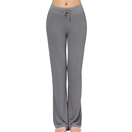 NB Jogginghose Damen Casual Straight-Bein-Hose mit Tunnelzug für Yoga und Jogger