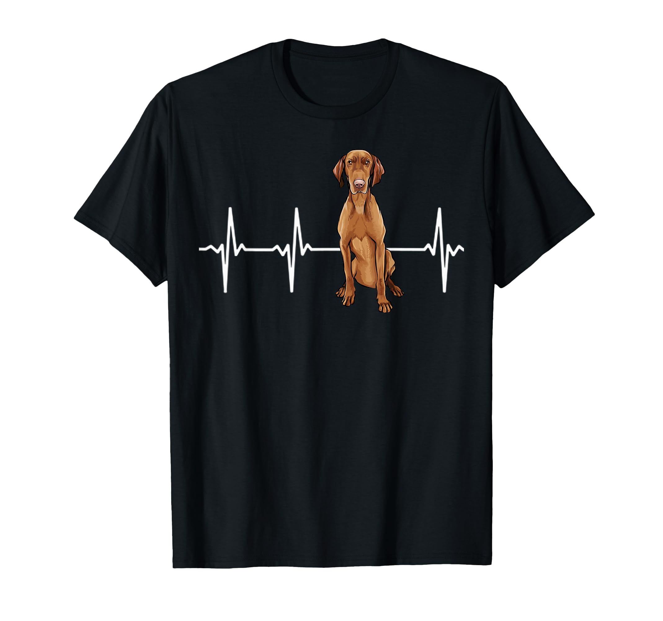 Vizsla Heartbeat Dog Lover T-Shirt
