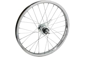 WHEELMASTER Wheel Master 16 x 1.75 Coaster Brake Rear Wheel, 28H, Steel, Bolt On, Silver