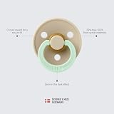 BIBS Colour Glow Soother 2-Pack Night Pacifier 6-18m Round Nipple view 4