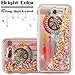 Wydan Case for Samsung Galaxy J7 Sky Pro, Perx, J7 V, J7 Prime, Halo, J7 2017 - Slim Hybrid Liquid Bling Glitter Sparkle Quicksand Waterfall Shockproof TPU Phone Cover - Dreamcatcher