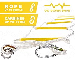 Rope Ladder Fire Escape 8ft | Emergency Extension