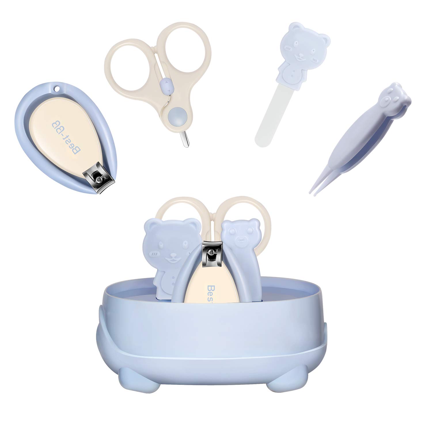 BestBB Baby Nail Kit Baby Nail Clippers, Scissors, Nail