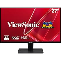 ViewSonic VX2728J-2K 27 Inch Gaming Monitor 1440p 180hz 0.5ms IPS