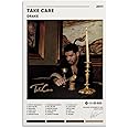 BROLEO Drake Poster Take Care Album Cover Poster Canvas Art Painting Decor Wall Posters Bedroom Gym Decorative Gift 08x12inch(20x30cm)