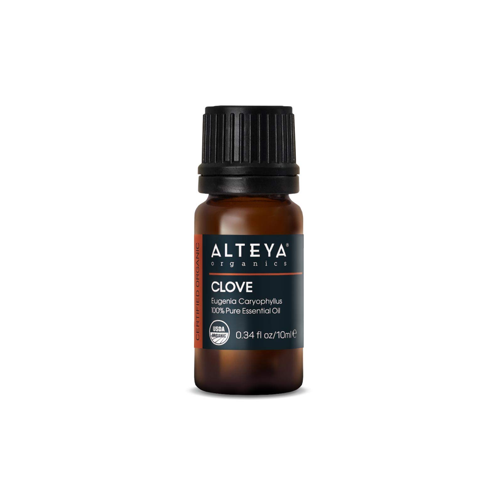 Alteya Organic Clove Oil (Eugenia Caryophyllus) 10ml - 100% USDA Certified Organic – Therapeutic Grade Clove Essential Oil for Skin, Hair & Oral Care