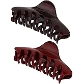 Oblihumoy Large Hair Claw Clips for Women, French Hair Clip 4 Inch Unbreakable Large Rectangle Claw Clips for Thick Hair Strong Hold Hair Claw for Girls