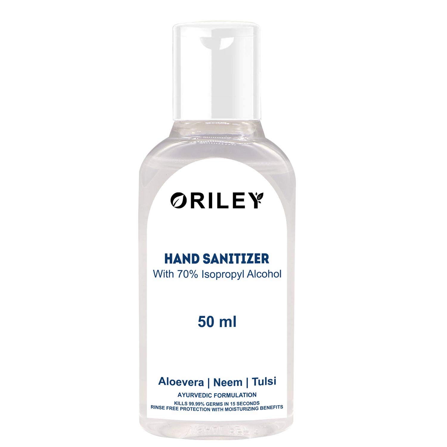 Oriley Waterless Advanced Hand Sanitizer 70 Isopropyl Alcohol Gel Based Instant Germ Protection Sanitizing Gel Rinse Free Palm Cleaner Handrub 50ml Amazon In Industrial Scientific