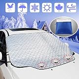 YANX Car Windshield Snow Cover Sunshade Cover Frost Windshield Cover with Magnetic Edges Defense Snow, Sunshine, Ice and Frost