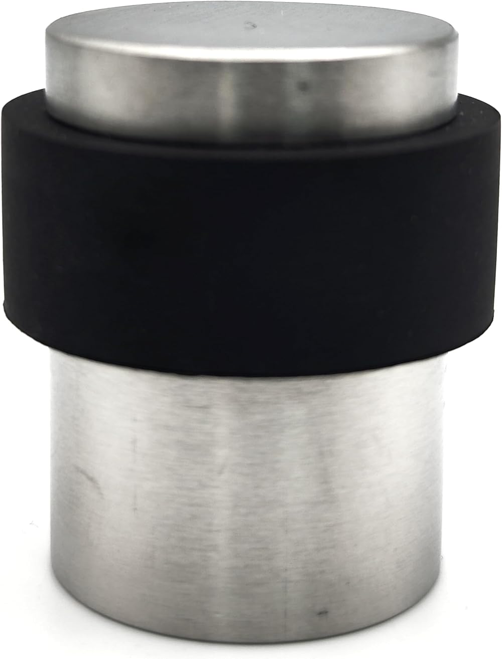 Zoo Hardware Satin Stainless Steel Door Stop 41mm Floor Mount Concealed Fixing