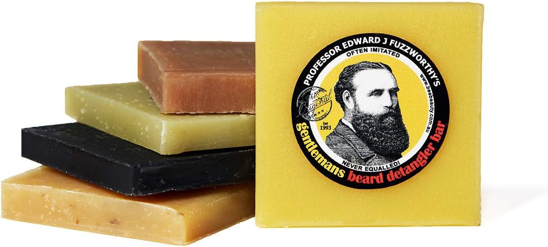 Professor Fuzzworthy's Sample Travel Variety Beard Kit & Hair Pack | 100% Natural Shampoo & Conditioner | Organic Kunzea & Essential Plant Oils | Handmade in Tasmania Australia