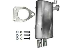 Compatible with 2007-2013 Mitsubishi Outlander V6 3.0L | Direct Fit Bolt-On Exhaust Muffler | Premium Stainless Steel Quality