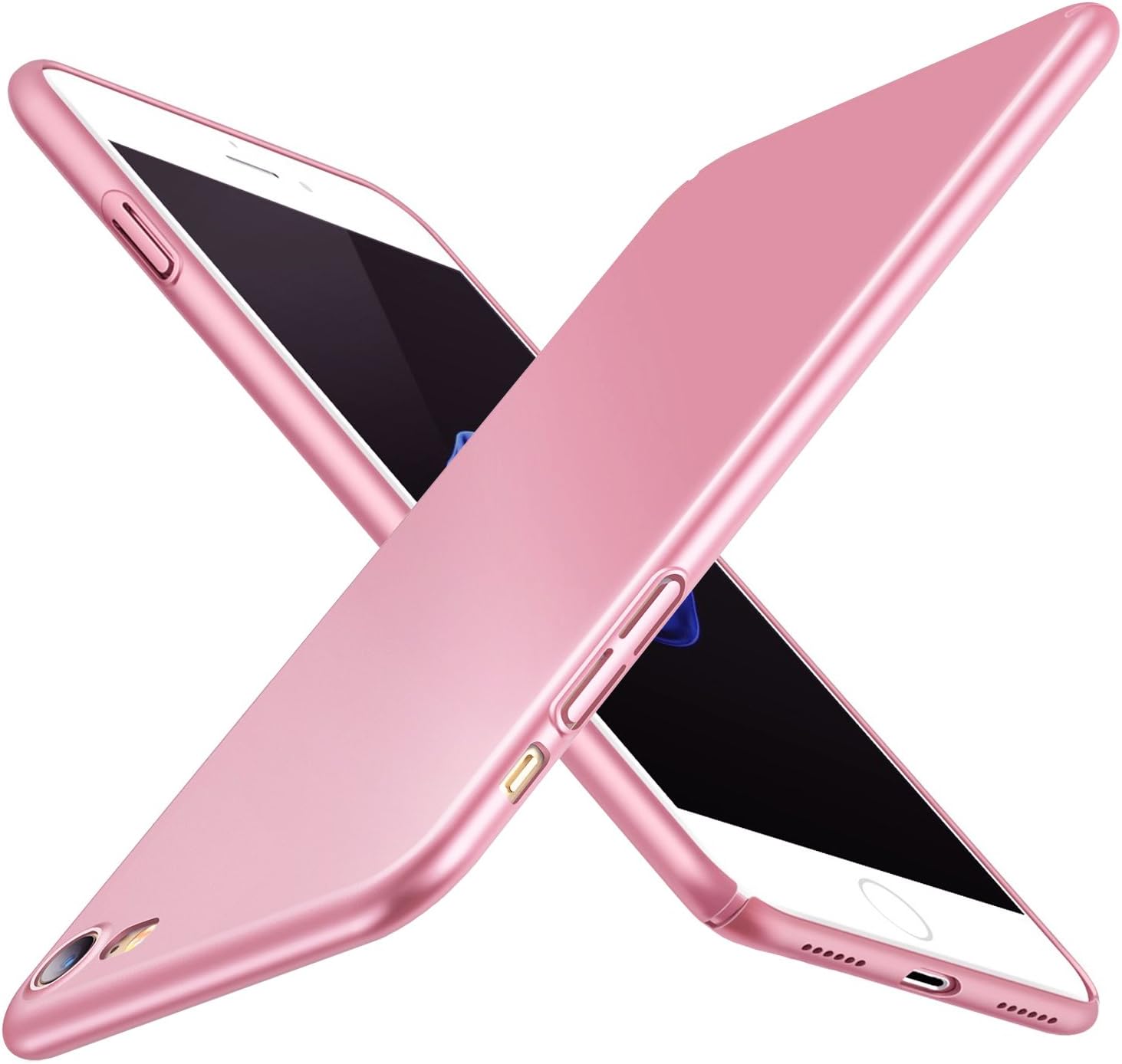 Joyguard iPhone 7 Case, iPhone 8 Case, Hard PC iPhone 7 Cover iPhone 8 Cover [Slim&Light] [Anti-Scratch] iPhone 7 Case Rose Gold - 4.7inch - Rose Gold