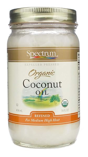 SPECTRUM ORGANIC REFINED COCONUT OIL ( 12X14 OZ) ( VALUE BULK MULTI-PACK)