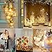 String Lights Dimmable, Oak Leaf 19.7ft 60 LED 8 Modes Fairy Lights Battery-Operated Firefly String Lights Flexible with Remote Cotrol,Waterproof Design,Warm White for Wedding Party Thanksgiving Decor