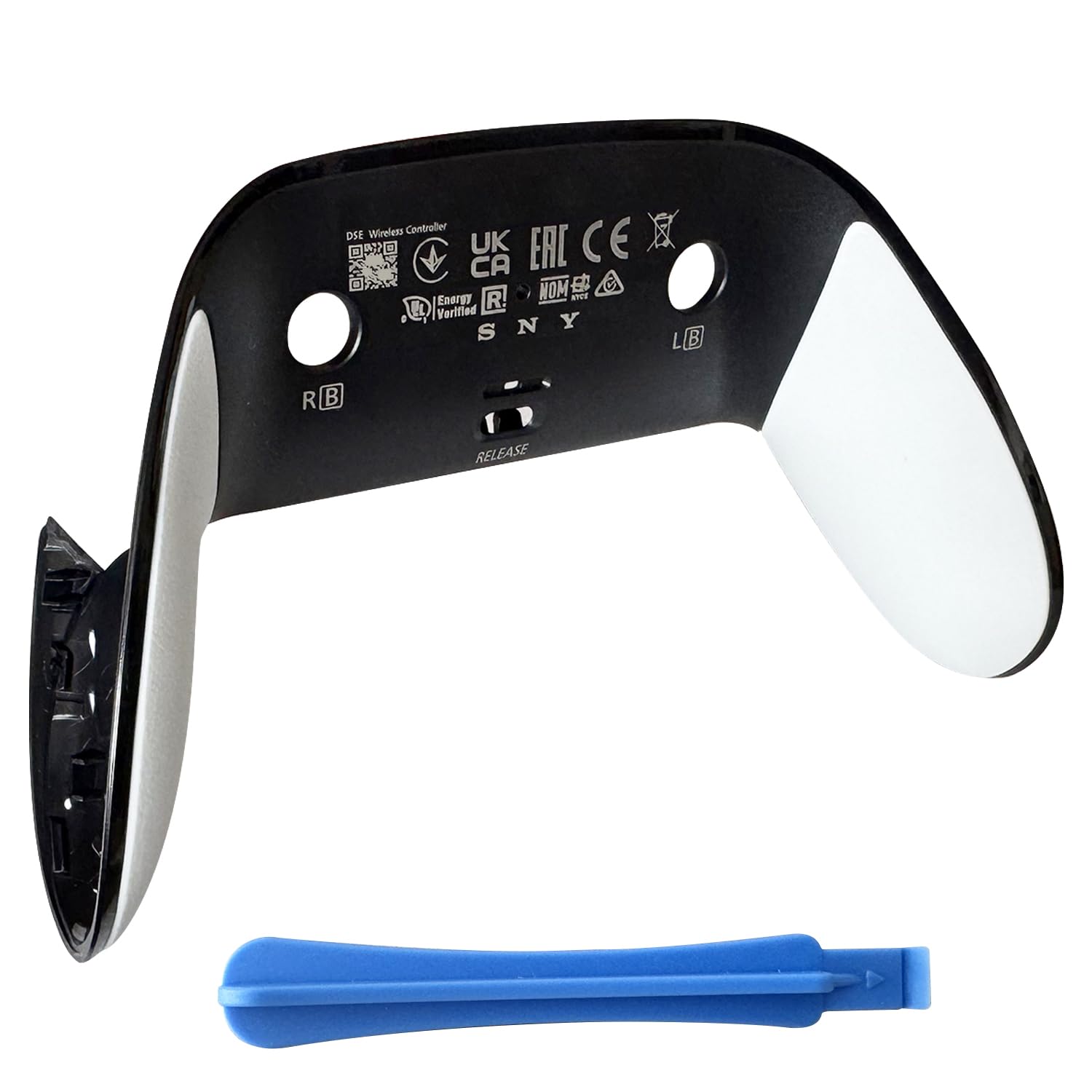 Photo 1 of Replacement Back Shell Cover Trim forDSEController Compatible with DSE- Clip-On Housing with OEM-Spec Soft Rubber Grip, Fixes Yellowing & Peeling, 1pcs (White)