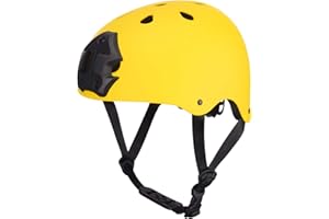 ipoob Adult Rafting Kayaking Watersports Helmet with Camera Clamp Mount Plate