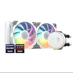 Vetroo V240 White Liquid CPU Cooler 240mm