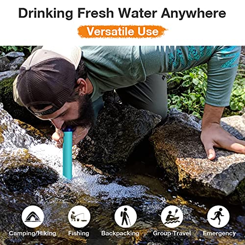 SimPure Water Filter Straw, Ultralight Personal Life Water Filter