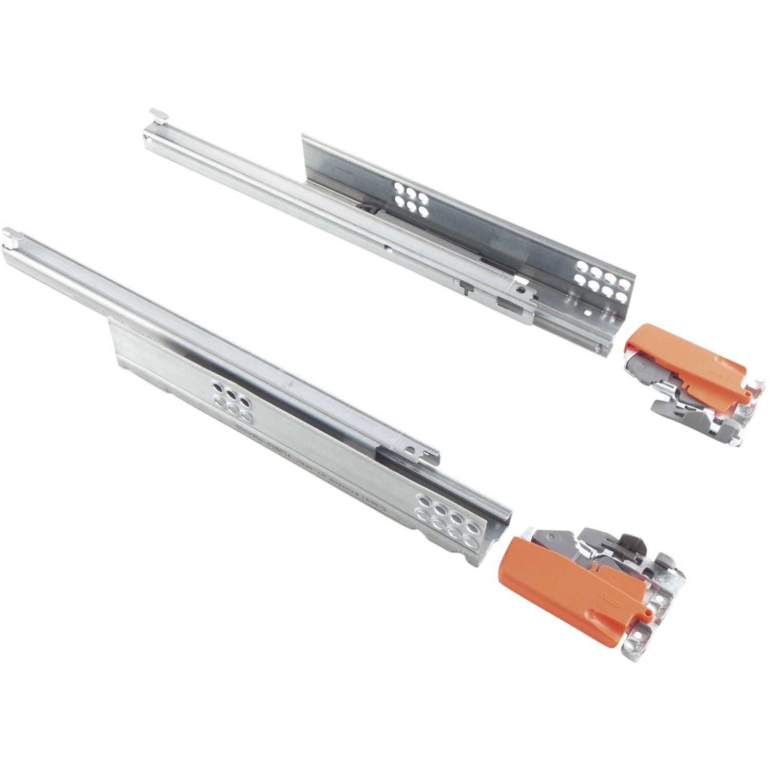 BLUM Tandem Drawer Pull-Out 400 mm Partial Extension with Blumotion (= Soft Close); 1 Pair Including Coupling