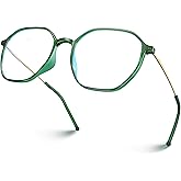 VISOONE Lightweight TR90 Blue Light Blocking Glasses Frame with Anti Glare Eye Protection for Women and Men RANE