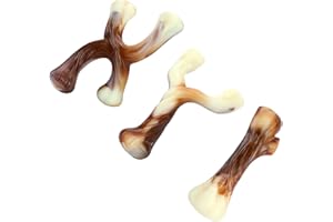 Tikaton Holiday 3-Pack Durable Dog Chew Toys for Aggressive Chewers, Beef Flavor, Extra Large